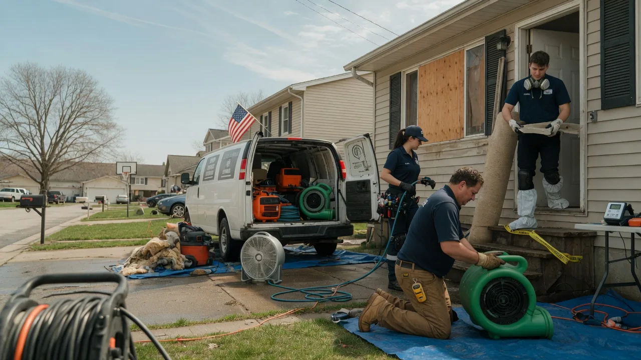 Water Damage Restoration in Kasbeer, IL near me